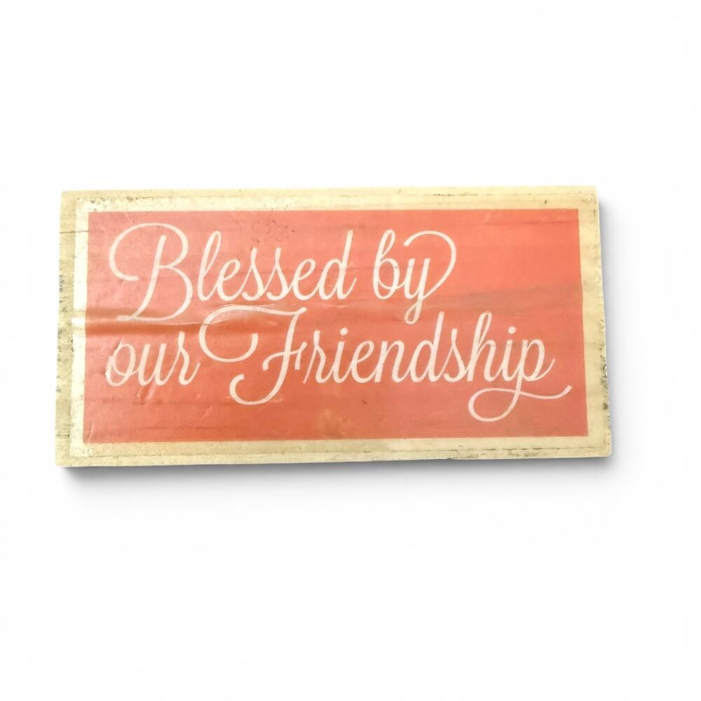 Blessed By Our Friendship Unbranded Rubber Stamp